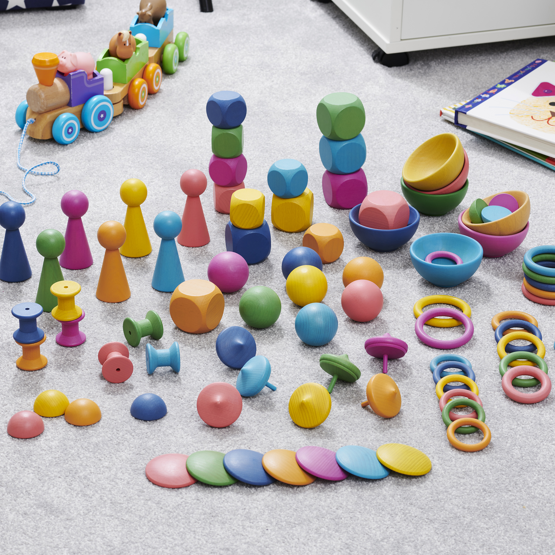 Rainbow Wooden