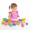 73983 tickit Rainbow Wooden Bowls - Pk7