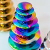 72223 tickit Sensory Reflective Colour Burst Buttons - Pk7