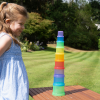 73145 tickit Translucent Colour Stacking Cups - Pk9