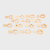 73520 tickit Inside Outside Wooden Shapes - Pk14