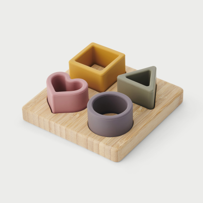 54555 tickit SiliSoft Shape Puzzle (Earth) - Pk4 + tray