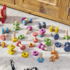 73999 tickit Rainbow Wooden Nuts & Bolts - Pk21