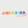 73564 tickit Rainbow Wooden Lacing Shapes - 28 pieces + 1 lace.