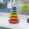73422 tickit Rainbow Wooden Buttons - Pk7