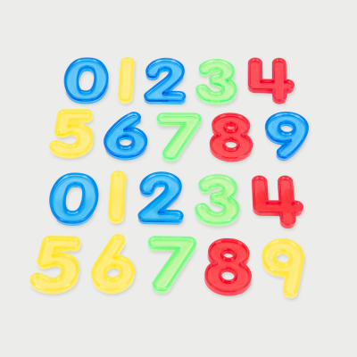 73141 tickit Translucent Numbers - Pk20
