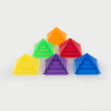 73147 tickit Translucent Colour Pyramid Builder - Pk30