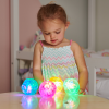 Small Irregular Sensory Flashing Ball Set - Pk4
