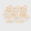 73520 tickit Inside Outside Wooden Shapes - Pk14