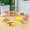 74061 tickit Wooden Dinosaur Blocks - Pk10