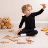74061 tickit Wooden Dinosaur Blocks - Pk10