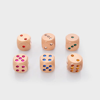 42035 Wooden Jewel Dice