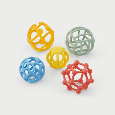 54571 tickit SiliSoft Flexi Balls (Rainbow) - Pk5
