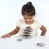 72217 tickit Sensory Reflective Silver Buttons - Pk7