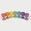 74057 tickit Rainbow Wooden Egg Cups - PK7