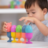 74057 tickit Rainbow Wooden Egg Cups - PK7