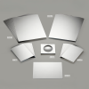 48336 tickit Double-Sided Mirrors 300 x 200mm - Pk5
