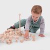 73881 tickit Natural Wooden Balls (50mm) - Pk10