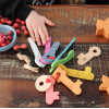 73474 tickit Rainbow Wooden Keys - Pk11 + lace