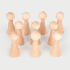 73946 tickit Natural Wooden Figures - Pk10