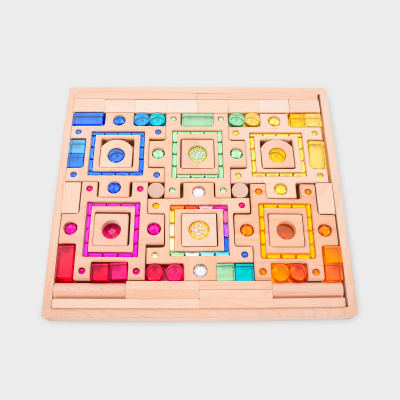 73658 Gem Puzzle Blocks - Pk58 + tray