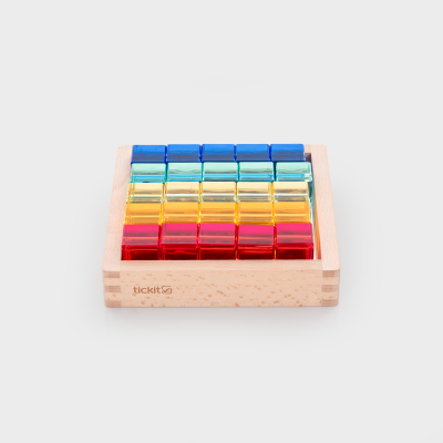 73622 tickit Gem Cube Mirror Tray - Pk25 + tray