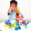 73075 tickit Translucent Geometric Shapes - Pk36