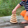 73424 tickit Natural Wooden Buttons - Pk7