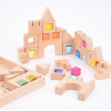 73546 tickit Wooden Building Gem Blocks - Pk39 + tray