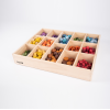 74052 tickit Wooden Treasures Super Set + Wooden Sorting Tray (14-Way)
