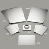 48013 tickit Convex/Concave Mirrors - Pk10