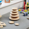 73424 tickit Natural Wooden Buttons - Pk7