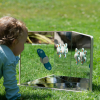 73452 tickit Wooden 4-Way Mirror