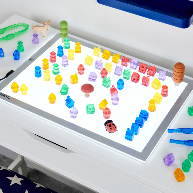educators using tickit toys in classroom for learning and play