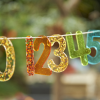 72431 tickit Rainbow Glitter Numbers - Pk14