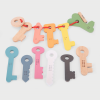 73474 tickit Rainbow Wooden Keys - Pk11 + lace