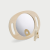 73538 tickit Hand Held Wooden Mirror