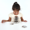 72217 tickit Sensory Reflective Silver Buttons - Pk7