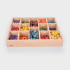 74052 tickit Wooden Treasures Super Set + Wooden Sorting Tray (14-Way)