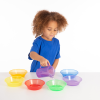 73117 tickit Translucent Colour Sorting Bowls - Pk6