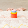 54547 tickit SiliSoft Round Stacking Cups (Rainbow) - Pk7