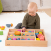 74048 tickit Rainbow Wooden Super Set + Wooden Sorting Tray (7- Way) 