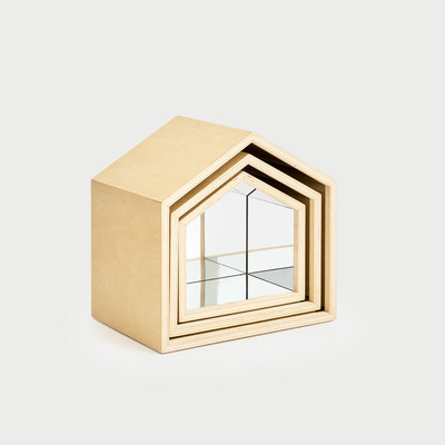 32002 Nesting Mirror Houses - Pk3