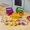74011 tickit Wooden Sorting Fruit & Vegetable Crates - Pk28