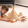 74061 tickit Wooden Dinosaur Blocks - Pk10