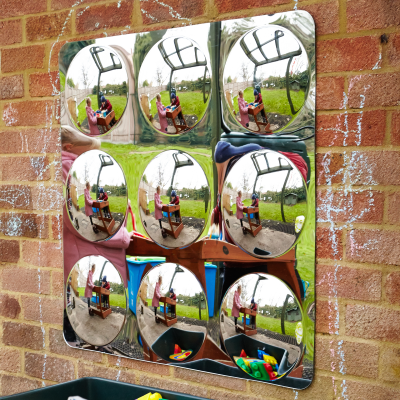 72414 tickit Giant 9-Dome Acrylic Mirror Panel - 780mm 