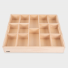 74053 tickit Wooden Sorting Tray - 14 Way