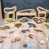 73570 tickit Wooden Reptile & Amphibian Blocks - Pk15