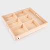 74055 tickit Wooden Sorting Tray - 7 Way