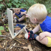 73452 tickit Wooden 4-Way Mirror